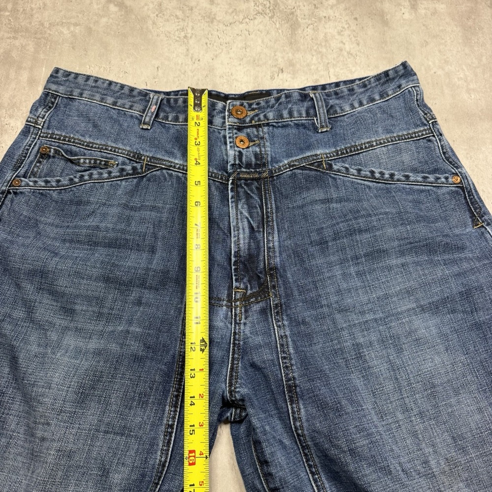 Vintage Marithe Francois Girbaud Mens Jeans 38x30 Blue Denim Baggy 90s Y2K - Picture 4 of 11